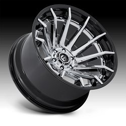 Fuel Burn FC403PB Chrome Custom Truck Wheels 2